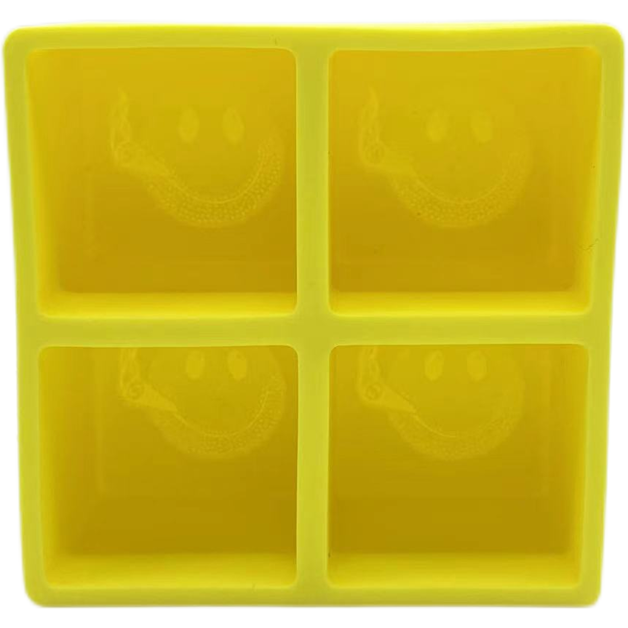 Smiley Face Square Silicone Ice tray